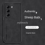 Kết cấu da cừu Ốp da cho Infinix Hot 50 Pro Plus 5G 4G 2024 vỏ điện thoại TPU Mềm Chống Sốc Bìa Cho 