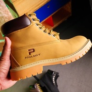 PAULMAY - Sepatu Sneakers Boots Pria Wanita Noah Brown - Brown, 39