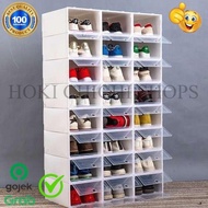 [6 BOXES] SHOE BOX - SHOE BOX - SHOE RACK PREMIUM QUALITY CC
