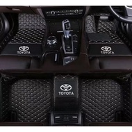 Toyota Noah/Voxy 7-Seater/8-Seater 3-row car mats  Right hand drive Car Mat Waterproof Leather Car F