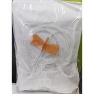 CLEARANCE UNIGLOVE BUTTERFLY NEEDLE SIZE 25G (ORANGE) - 10PCS - EXPIRY 25/09/2026