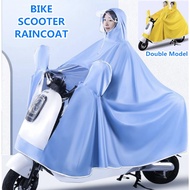 RAINCOAT LARGE SIZE PMA BIKE BICYCLE MOTOR MOTORCYCLE SCOOTER RAINCOAT SINGLE TWICE/DOUBLE PERSON