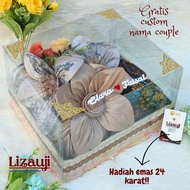 MAHAR PERNIKAHAN/BONUS HADIAH EMAS 24 KARAT/MAHAR SEPERANGKAT ALAT SHOLAT/BISA KUSTOM NAMA/HANTARAN 