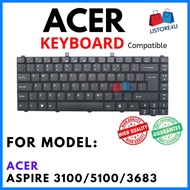 Acer Aspire 3100/5100/3683 Laptop Keyboard (BLACK) (Acer11)