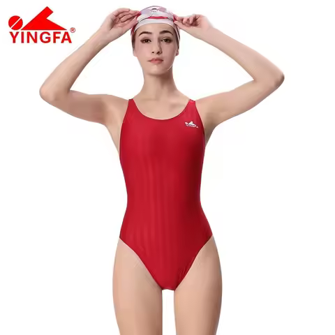 Yingfa 982 Fina Approved One Piece Training Competition Waterproof Chlorine Resistant Women's Swimwe