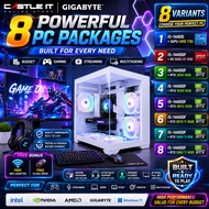 Full Set Intel Core i5-14400 DDR5 Gaming PC RTX 3050 RTX 5060 RTX 5060 Ti RTX 5070 RX 9060 XT