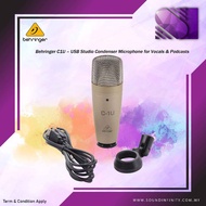 Behringer C-1U Studio Condenser USB Microphone