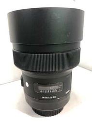 Sigma 14mm f1.8 for canon