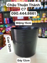 Combo 100 Cái Chậu Nhựa Mềm Thuận Thành Trồng Cây -Mẫu C7