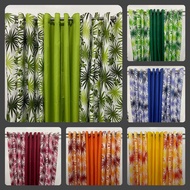 Tropical Forest Design Ring Curtain Geena Fabric 7ft 6ft and 5ft