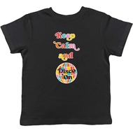 Keep Calm Disco On T-Shirt Music 70'S 60'S Funk Boogie Dance Ball