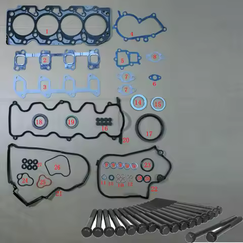2C 2CT 2C-TE 2CTE Engine Gasket Set kit bolt screw For Toyota Corolla Saloon Starlet Tercel 2.0 0411