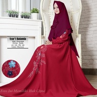 Baju Muslim Gamis Syari Rafanda Marron fsfjahsg8654 unimite