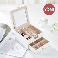 Box / Holder 2-layer Jewelry Storage Box for Bracelets, Necklaces, Rings, Earrings, Watches