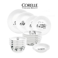 [CORELLE] SNOOPY Mono Tableware 14p Set for 4 People / Dinnerware