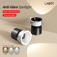Anti-glare Spotlight For Ceiling 7W/10W RG0 Anti-blue CRI98 Spotlight 3 Color LED Ceiling Light
