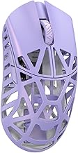 MK x WLMOUSE Beast X Pro Wireless 8K Mouse with Side Slits (OM Optical, Soft Lilac)