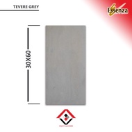 granit 30x60 - motif serat kayu - essenza tevere grey glossy