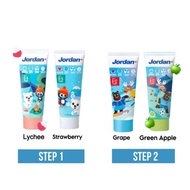 Jordan Toothpaste Step 1 (0-5 years) /Step 2 (6-12 years) Toothpaste/ Jordan Toothpaste/ Jordan Kids