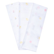 ผ้าอ้อมมัสลิน mothercare welcome home muslins pink - 3 pack NB919