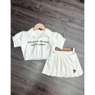 B02-Dynamic COLLAR SKIRT WITH WAIST FOR KIDS FROM 10-35KG