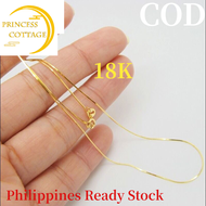Limited Today 100% Original 18K Saudi Gold Pawnable Necklace Snake Bone Chain Ripples of Water Chain K Gold Necklace 18 K Necklace Male Style of Necklace