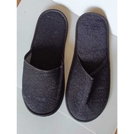 Premium hotel slippers black towel slippers hotel slippers bedroom slippers
