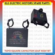 TOPO SQUARE CAPACITOR 10UF 450V WT water pump parts