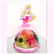 Princess Jelly 3D Flower Cake