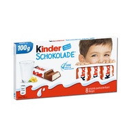 (HN) Kinder milk chocolate bar 100g (8 pieces) - sku69