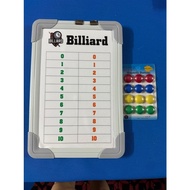 Magnetic scoreboard - Wall mounted scoreboard - Billiards scoreboard - HDLuxury