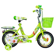 寶盟BAUMER 12吋親子鹿腳踏車(淡綠)