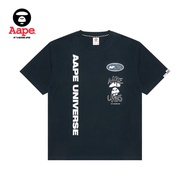 Aape Flagship Store Men's Spring Summer Letter Ape-Man Print Street Trendy Comfortable Short-Sleeved