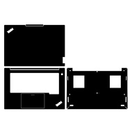 Pre-cut Black Matte Frosted Skin Sticker Cover For 2024 Lenovo Thinkpad P1 Gen 7 T14 P14S T14S E14 G