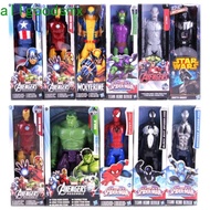 ALLGOODS Kid Gifts Marvel Black Panther Thanos Avengers Toys Thor Iron Man 12''/30cm Buster Hulk Spiderman Action Figure
