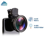 Mgbb 2 In 1 ultra wide lens HP macro lens Smartphone lens Accessories HP 12.5X Camera HP With Clip For Mobile