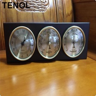 [TENOL] 3 In 1 weather Instrument Round Dials Analog Weather Vertical-hang