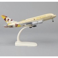 A380 Etihad Airways Model Airplane 20cm