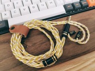 4絞粗線台灣7N 單晶銅鍍金混鍍銀 Litz Type 4 耳機線 MMCX / CM 0.78 4.4MM