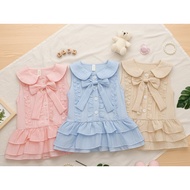 BC - Hae Rin Dress Size 1-4 Years Girls' Clothes/ Ruffle Dress Korean Style Import Premium Korea Bra