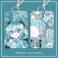 Hatsune Miku ID Card Holder Kids Student Card Lovely Mrt Card Business Card Holder Girl's Card Holder