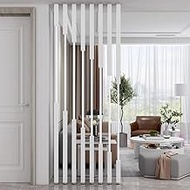 YVYKFZD Metal Room Divider Post, 8 Pcs Privacy Screens Columnar, Customized Wall Partition Room Divi