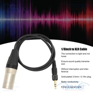 CRAFTMX 3.5mm to 3pin XLR Cable, 60cm / 2.0ft 1/8inch TRS Male to 3pin XLR Male Balanced Audio Cable