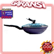 Multipurpose 30 Cm Marble Herbal Wok Pan