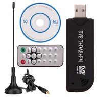 TERBAIK USB2.0 Digital DVB-T SDR + DAB + FM TV Tuner Receiver SDR TV