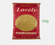 Henna Lovely แท้จากอินเดีย เฮนน่า ย้อมผม lovely natural henna powder 100g