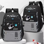 Tas Sekolah Anak Laki laki SD Tas Astronot Free Botol Minum dan Jam Tangan - Ransel anak cowok cewek