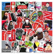 50pcs Hipster Fashion PVC Adhesive Sticker Funny Nonredundant Waterproof Luggage/Laptop/Phone/Guitar