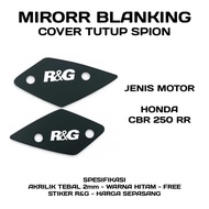 Mirror Blanking R&G CBR 250R / RR - CBR Motorcycle Mirror Cover - CBR Motorcycle Mirror Hole Cover