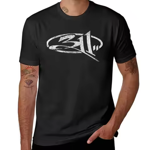 311 Vintage Logo Band T-Shirt quick drying funnys Short sleeve tee summer tops men t shirt